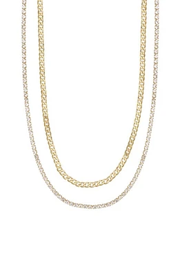 Ettika Set of 2 Chain Necklaces in Gold at Nordstrom