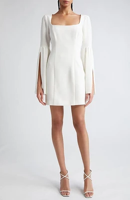 Cinq à Sept Jace Split Long Sleeve Minidress at Nordstrom,