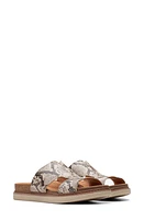 Clarks(r) Arwell Slide Sandal Snake Print at Nordstrom,