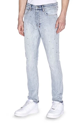 Ksubi Chitch Metalik Blue Embellished Skinny Jeans Denim at Nordstrom,