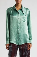 Collina Strada Bunny Collar Button-Up Shirt at Nordstrom,