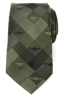 Cufflinks, Inc. Star Wars Grogu Plaid Silk Blend Tie in Green at Nordstrom