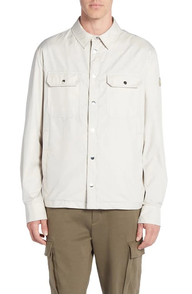 Moncler Piz Shacket Stone at Nordstrom,