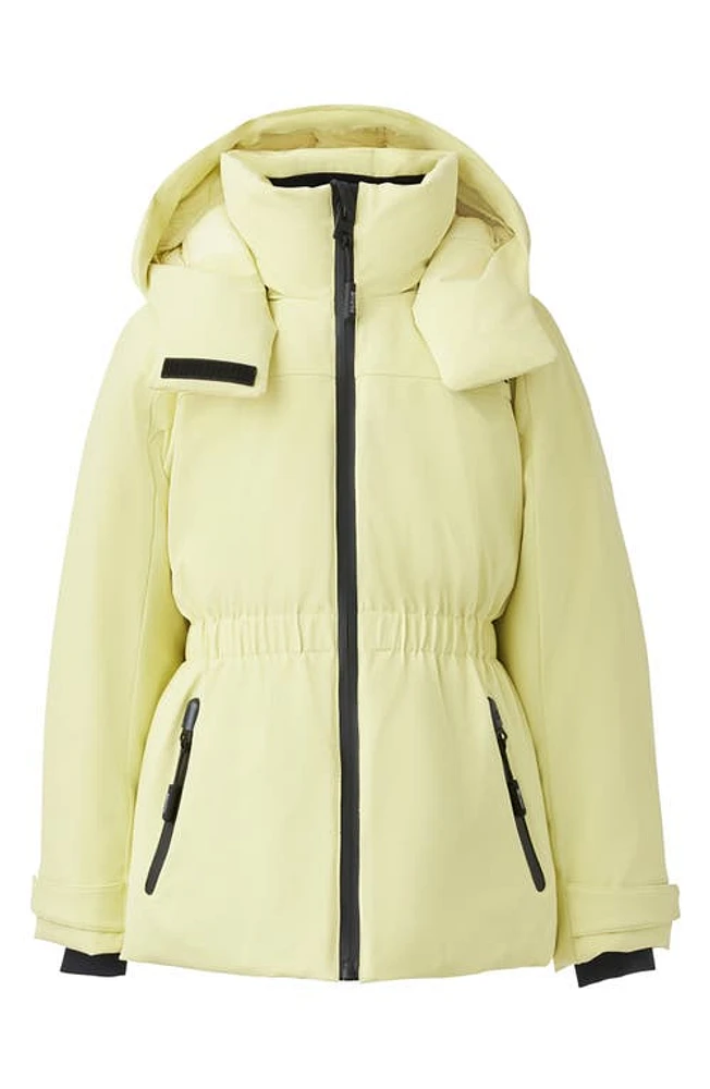 Mackage Kids' Moon Hooded 800 Fill Power Down Ski Jacket in Pale Lime at Nordstrom, Size 8 Y