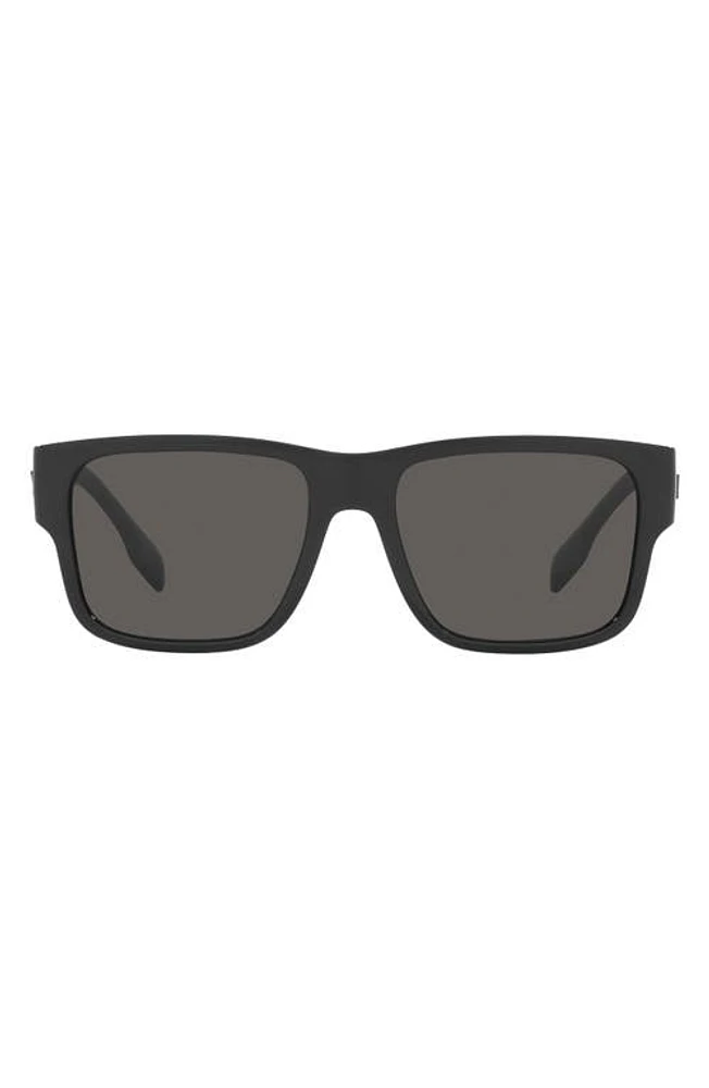 burberry 57mm Square Sunglasses in Lite Grey at Nordstrom