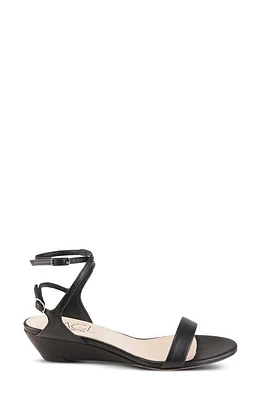 AGL Wenda Wedge Sandal Nero at Nordstrom,