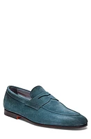 Santoni Carlos Penny Loafer Green-V46 at Nordstrom,