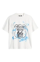 Renowned Route 66 Graphic T-Shirt in White at Nordstrom, Size Small