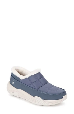 Spyder Leah Faux Fur Lined Waterproof Slip-On Sneaker Vintage Indigo at Nordstrom,