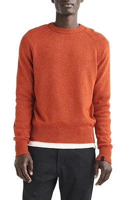 rag & bone Donegal Wool Blend Sweater in Rustmult at Nordstrom, Size X-Large