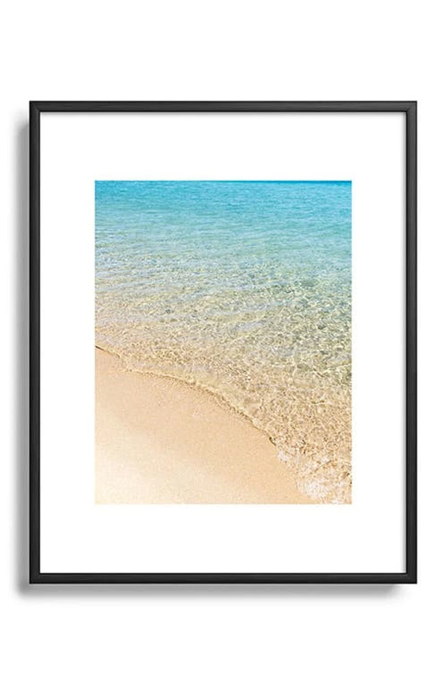 Deny Designs Tahoe Shore Framed Art Print in Black Tones at Nordstrom