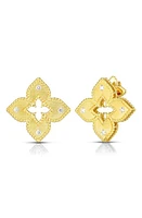 Roberto Coin Venetian Princess Diamond Earrings in Yellow Gold at Nordstrom