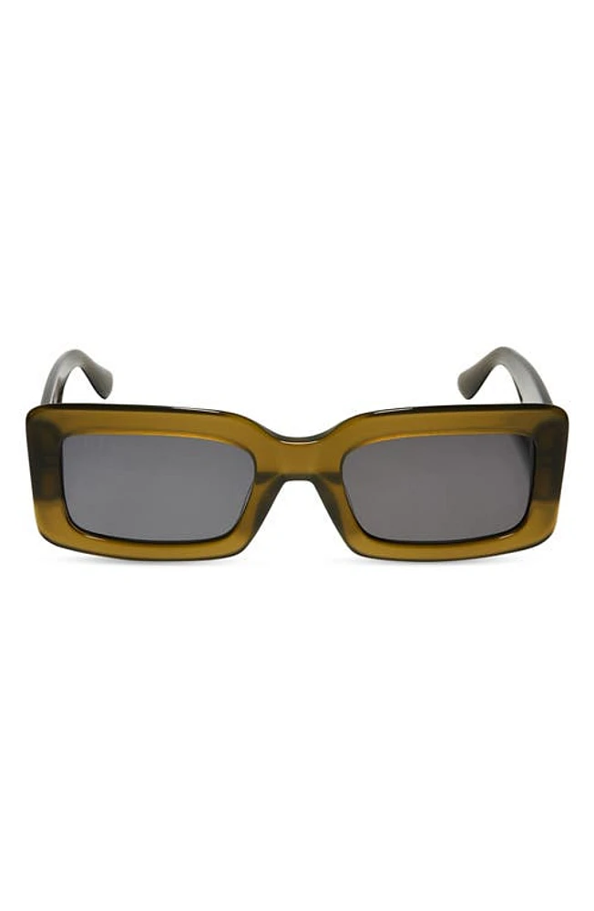 DIFF Indy 51mm Rectangular Sunglasses in Olive/Grey at Nordstrom