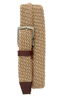 Johnston & Murphy Stretch Knit Belt Tan at Nordstrom,