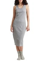 Papinelle Milla Rib Shelf Bra Nightgown Grey at Nordstrom,