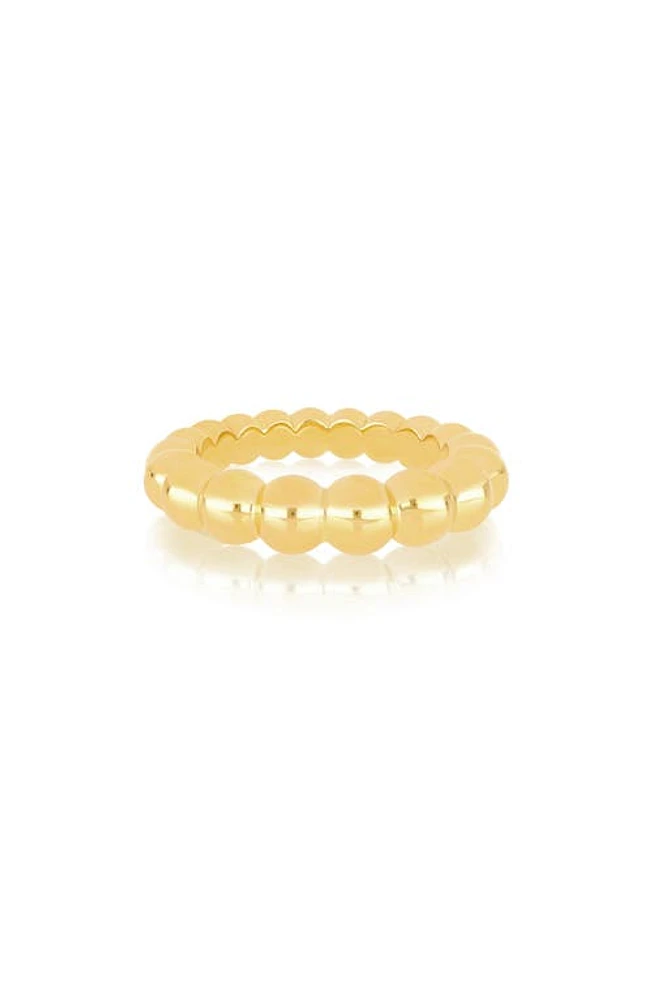 EF Collection Jumbo Beaded Ring in 14K Yellow Gold at Nordstrom