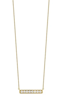 Bony Levy Varda Diamond Bar Pendant Necklace in 18K Yellow Gold at Nordstrom