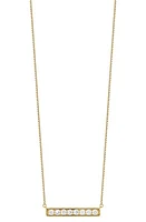 Bony Levy Varda Diamond Bar Pendant Necklace in 18K Yellow Gold at Nordstrom