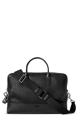 Shinola Canfield Double Zip Natural Grain Briefcase in Black at Nordstrom