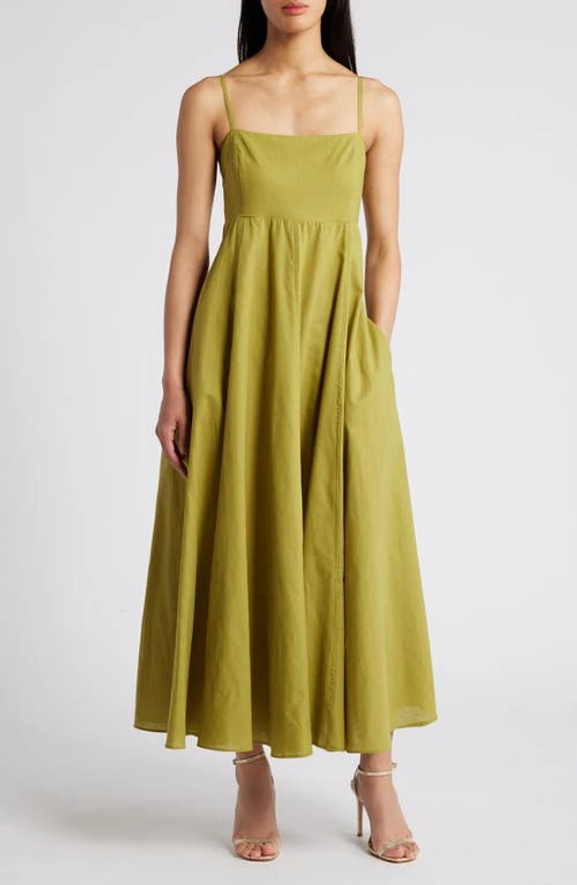 Parker The Izzie Maxi Sundress Iguana Green at Nordstrom,