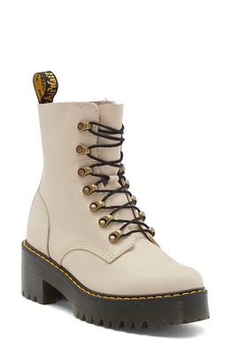 Dr. Martens Leona Combat Boot Vintage Taupe Sendal at Nordstrom,