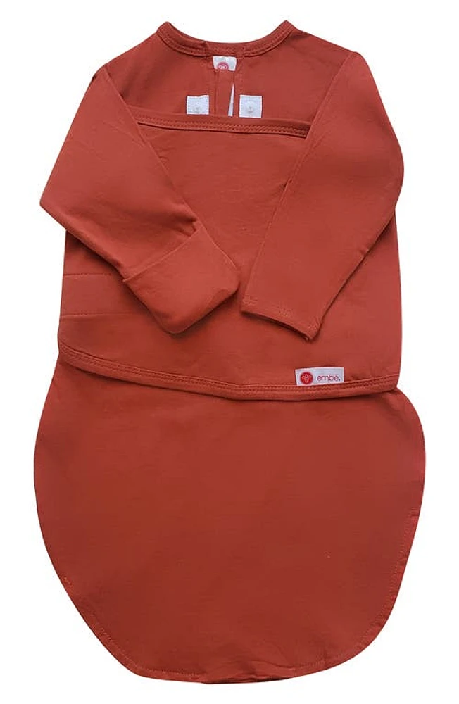 embé 2-Way Swaddle in Burnt Orange at Nordstrom, Size 0-3 M