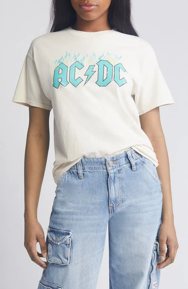 Vinyl Icons AC/DC Graphic T-Shirt Natural at Nordstrom,