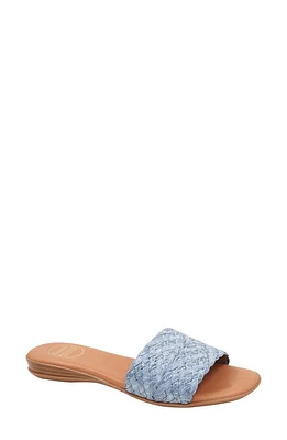 André Assous Nahala Featherweights Slide Sandal Jean at Nordstrom,