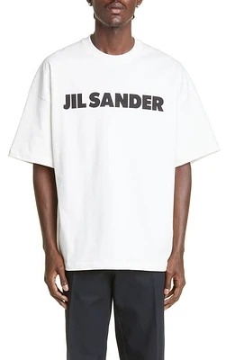 Jil Sander Men's Logo Graphic Tee Natural at Nordstrom,