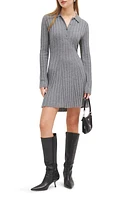 Reformation Walsh Rib Collar Long Sleeve Recycled Cashmere Blend Sweater Dress Husky at Nordstrom,