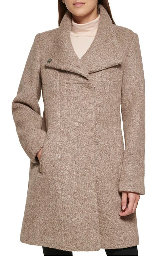 Kenneth Cole New York Asymmetrical Coat Camel at Nordstrom,