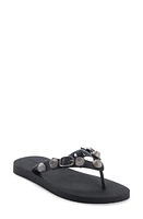 Balenciaga Cagole Flip Flop Black at Nordstrom,