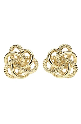 LAGOS Love Knot 18k Gold Stud Earrings at Nordstrom