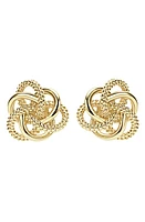 LAGOS Love Knot 18k Gold Stud Earrings at Nordstrom