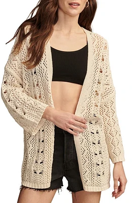 Lucky Brand Open Stitch Cardigan at Nordstrom,