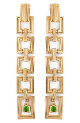 IVI Los Angeles Aurelia Drop Earrings in Gold/Green Chrome Diopside at Nordstrom