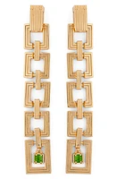 IVI Los Angeles Aurelia Drop Earrings in Gold/Green Chrome Diopside at Nordstrom