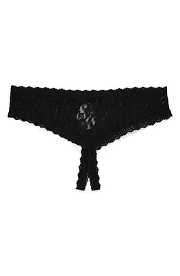 Hanky Panky Open Gusset Hipster Panties Black at Nordstrom,