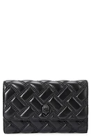 Kurt Geiger London Kensington Quilted Leather Wallet on a Chain in Black at Nordstrom