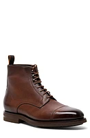 Santoni Ergin Lace-Up Cap Toe Boot Brown-M40 at Nordstrom,