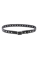 rag & bone Studded Baby Boyfriend Belt Black at Nordstrom,