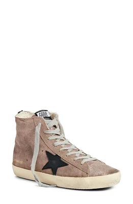 Golden Goose Francy High Top Sneaker Grey/Black at Nordstrom,