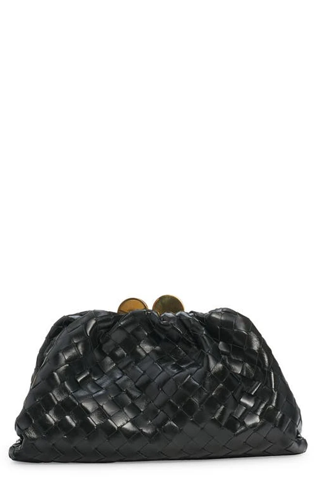 Bottega Veneta Teen Jodie Intrecciato Leather Pouch in 3002 Dark Green-M Brass at Nordstrom