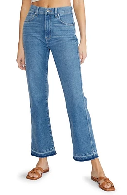 ÉTICA Willow High Waist Release Hem Ankle Slim Bootcut Jeans Coba at Nordstrom,