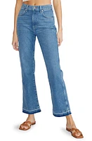 ÉTICA Willow High Waist Release Hem Ankle Slim Bootcut Jeans Coba at Nordstrom,