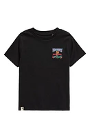 Boardies Kids' Serpent's Kiss Organic Cotton Graphic T-Shirt Black at Nordstrom, Y