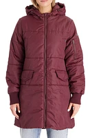 Modern Eternity 3-in-1 Hooded Maternity Puffer Jacket at Nordstrom,