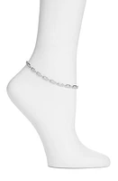 VIDAKUSH Prism Crystal Anklet in Clear/Silver at Nordstrom