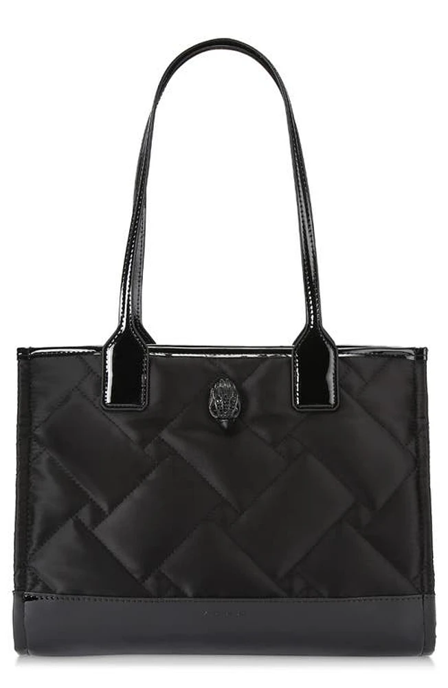 Kurt Geiger London Recycled Quilted Small Shopper in Black at Nordstrom