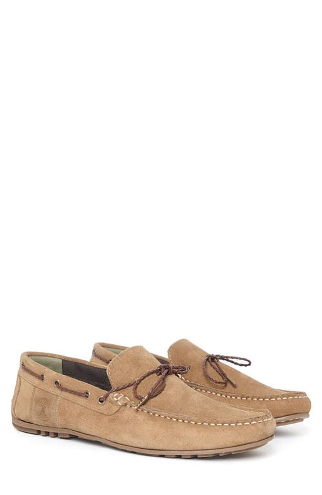 Barbour Jenson Driving Shoe Taupe Suede at Nordstrom,